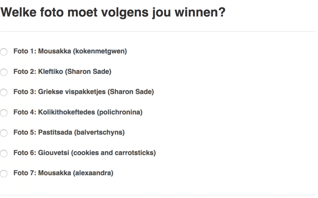 Stemmen voor de winactie!