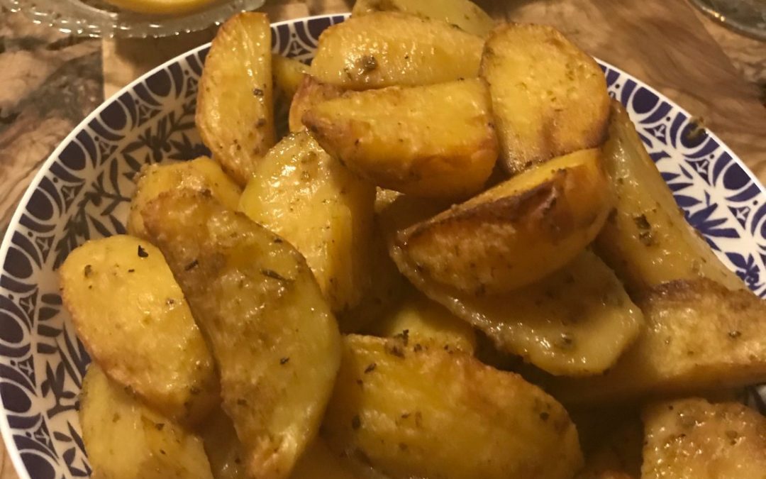 Griekse aardappels uit de oven