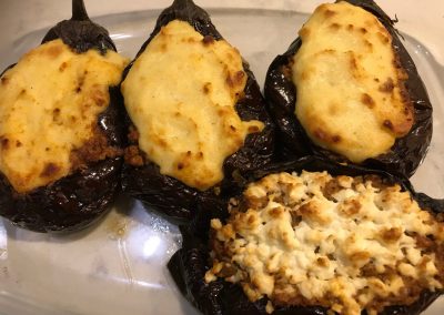 Papoutsakia – Gevulde aubergines