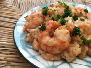 pilaf garnalen manouri