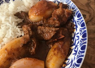 Stifado – Runderstoof met uien