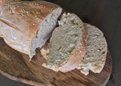 Traditioneel Grieks dorpsbrood