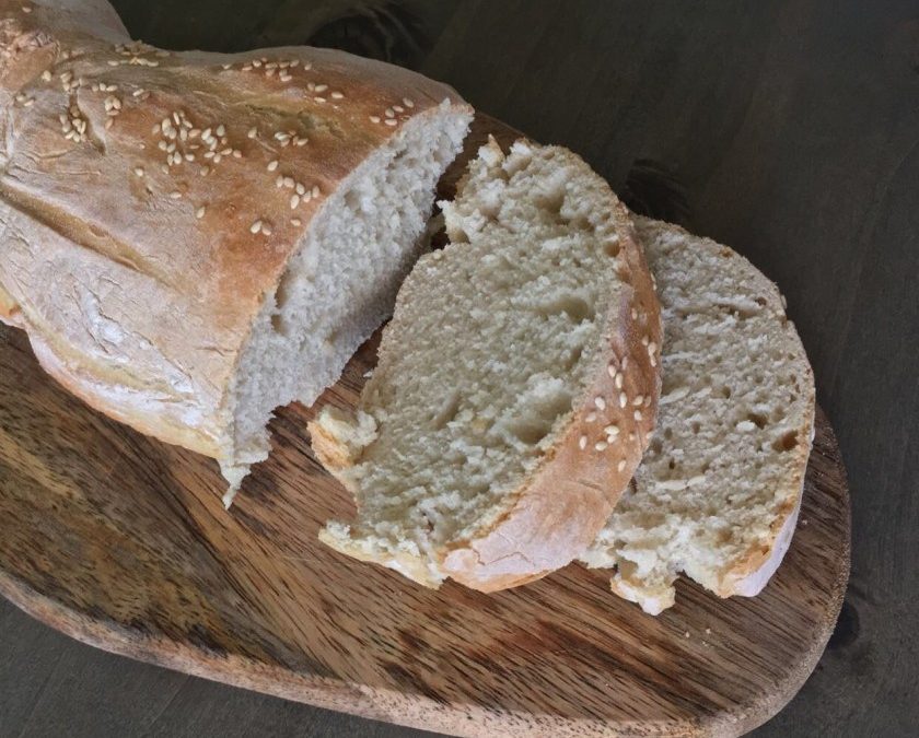 Traditioneel Grieks dorpsbrood