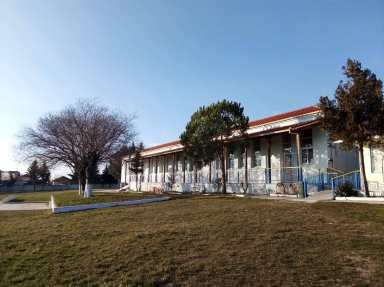 Een basisschool in de Griekse bergen