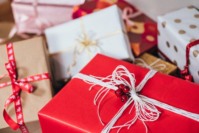 cadeau met Nieuwjaar