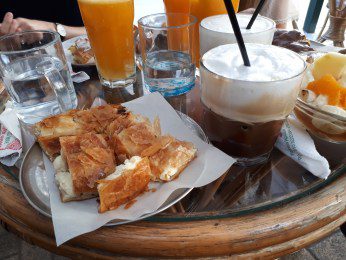 Bougatsa_Freddo cappucino