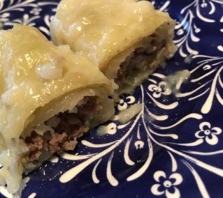 Lachanodolmades met avgolemono – Gevulde koolbladeren