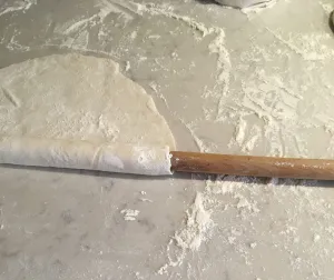 Pitadeeg recept stap 2