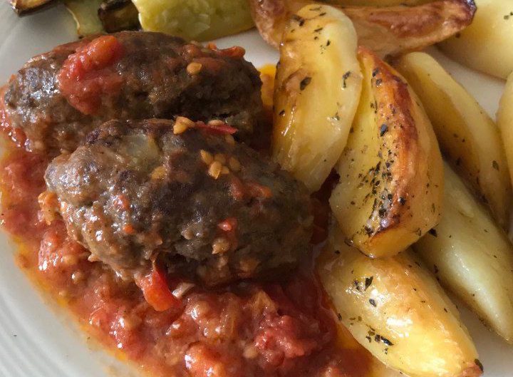 souzoukakia courgettefrietjes