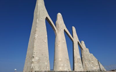 Het Monument van Zalongo in Epirus, Griekenland